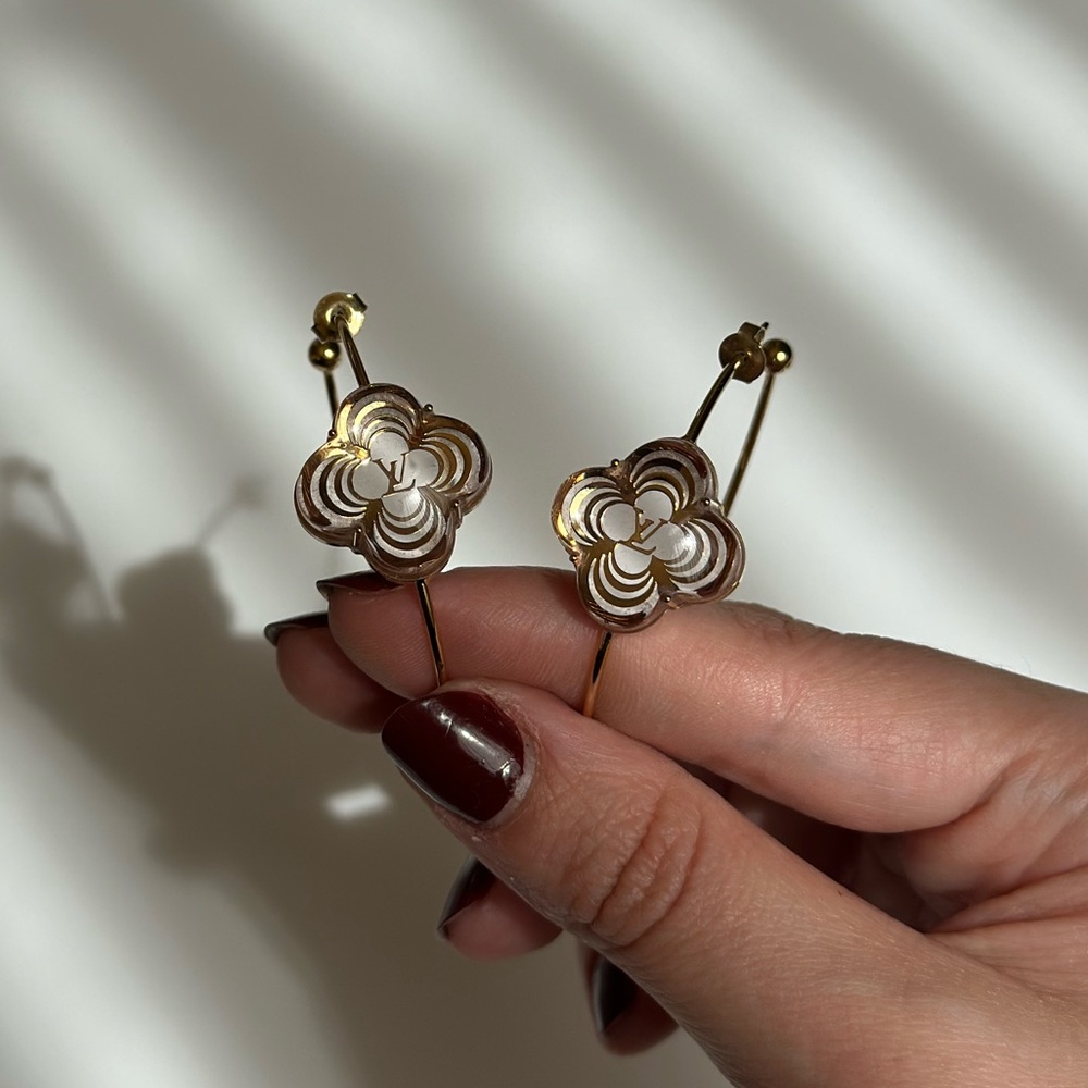 Louis Vuitton A La Folie Creole gold hoops